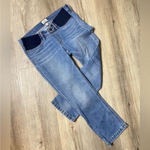 J CREW - Maternity Billie Demi Blue Jean Boot Crop - Size 29